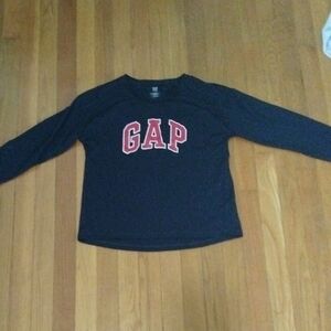 GAP Kids Black Long Sleeve Shirt